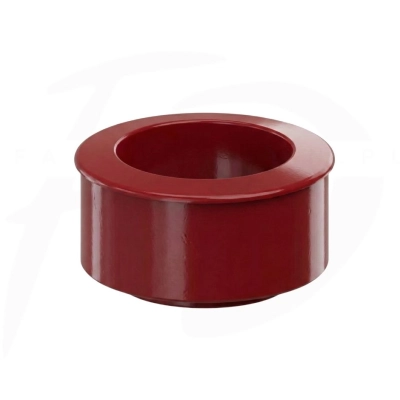 Redukcja rury spustowej PVC 90/63 firmy KROP kolor czerwony